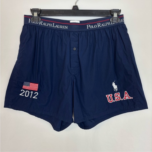 Retro Vintage 2012 Olympic Limited Edition Polo Ralph Lauren Team USA boxers - Picture 1 of 5